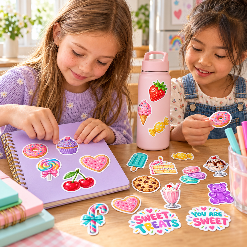 Sweet Treats - 20 Vinyl Stickers