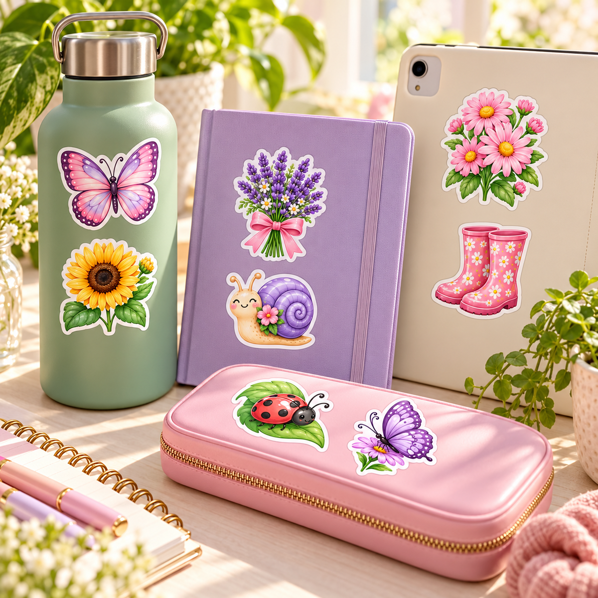 Butterfly Garden - 20 Vinyl Stickers