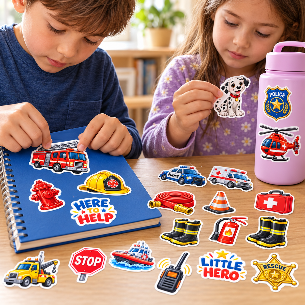 To The Rescue - 20 Vinyl Stickers