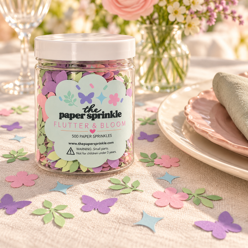 Flutter and Bloom Sprinkle Jar