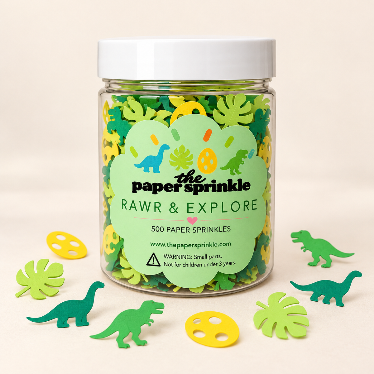 Rawr & Explore Sprinkle Jar