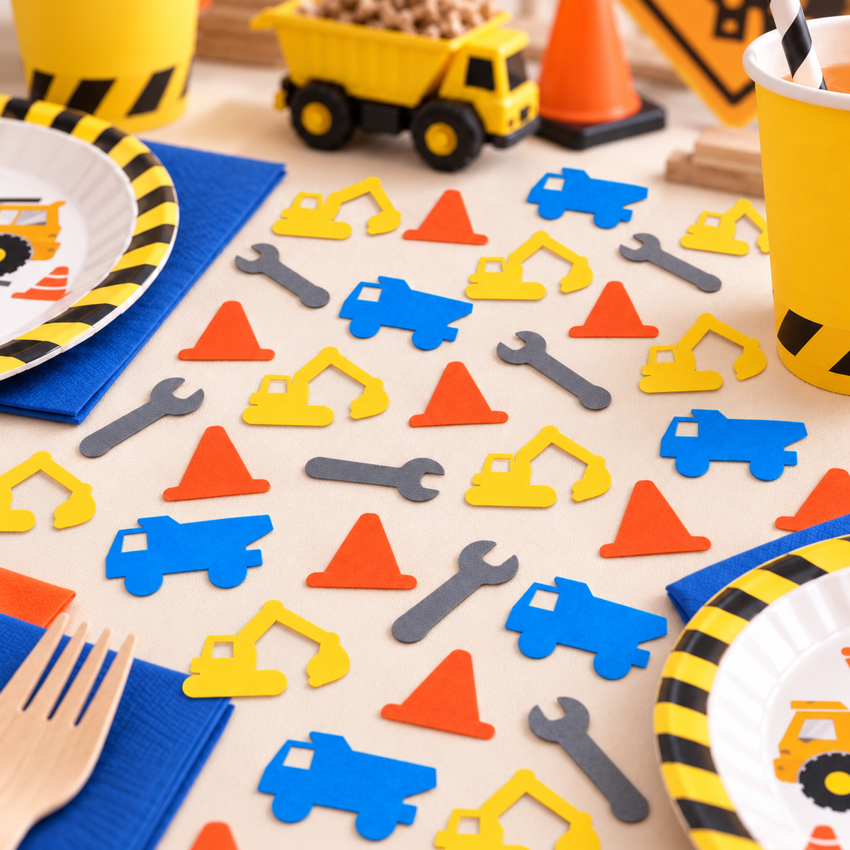 Construction Zone Sprinkle Jar