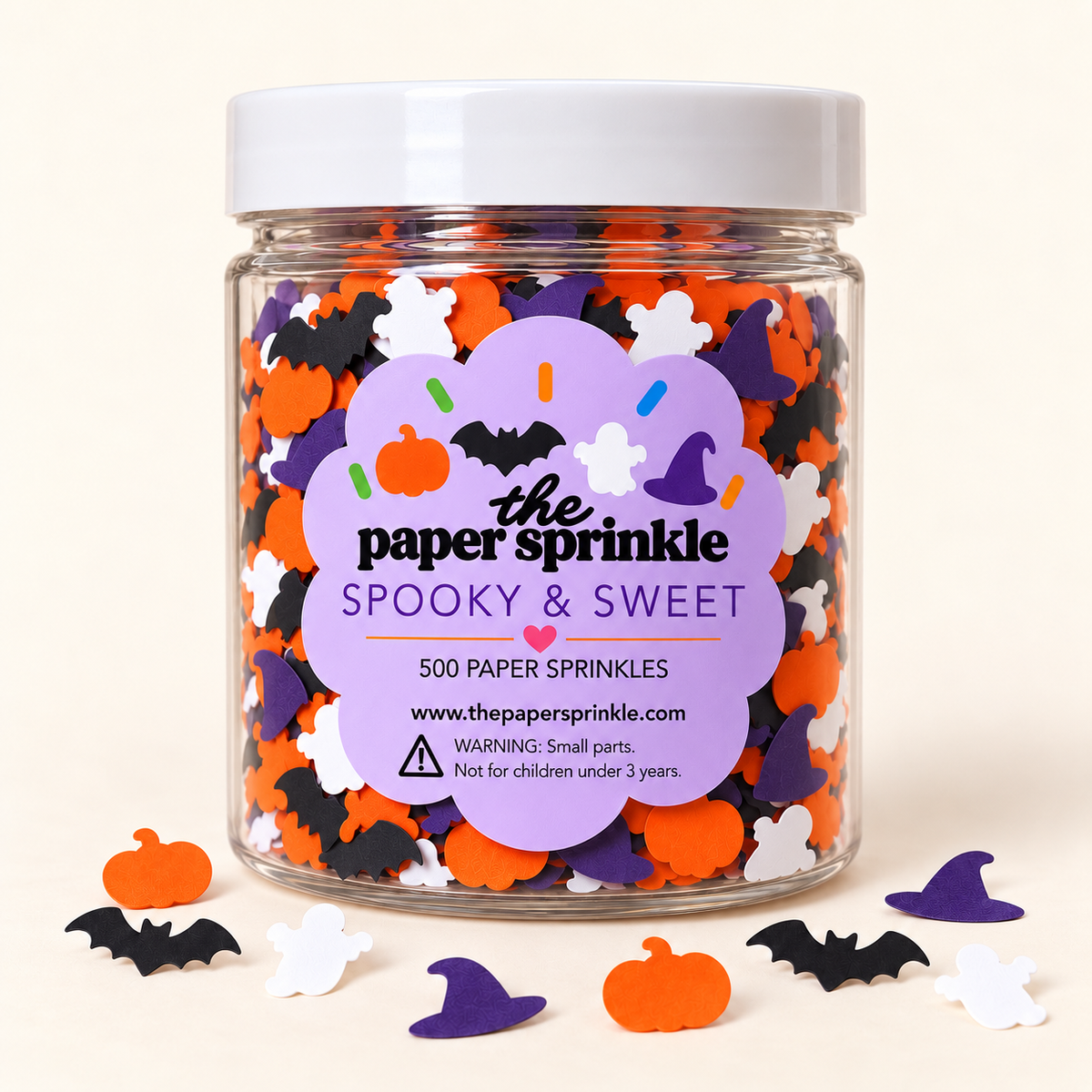 Spooky and Sweet Sprinkle Jar